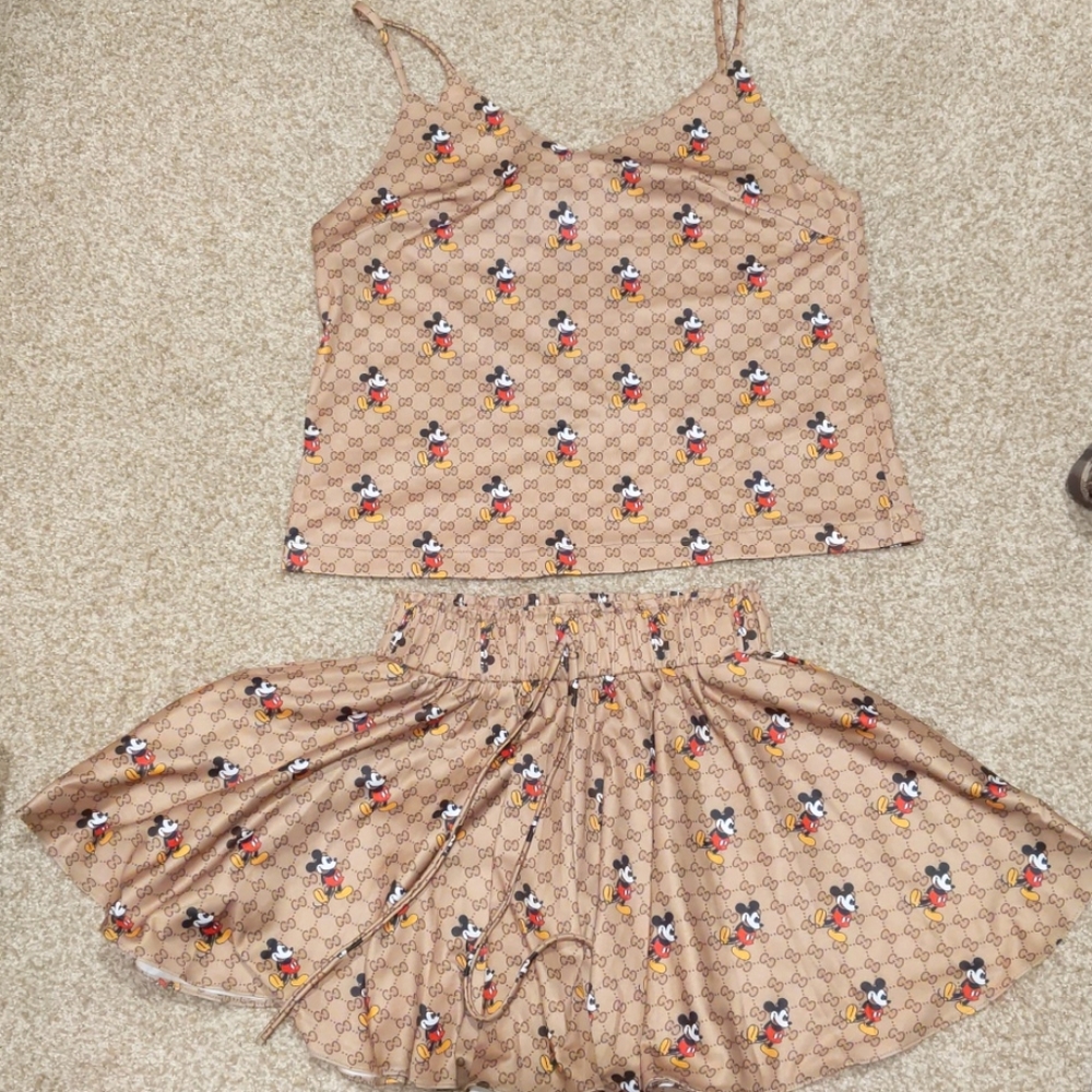 Mickey Satin sleeping set